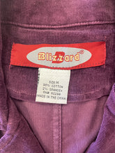 Y2K Purple Corduroy Jacket With Matching Belt