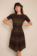 60s Damask Striped Dress