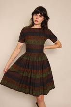 60s Damask Striped Dress