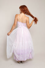 70s Lilac Chiffon Gown
