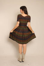 60s Damask Striped Dress