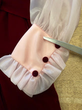 70s Maroon Tuxedo Mini Dress