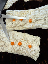 70s Lace Velvet Mini Dress