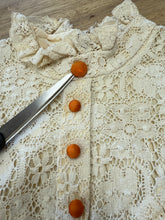 70s Lace Velvet Mini Dress