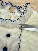 70s Victorian Velvet Mini Dress