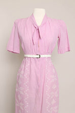 50s Gingham Cross Stitch Dress