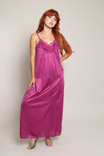 70s Purple Peignoir Set