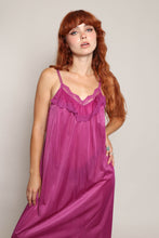70s Purple Peignoir Set