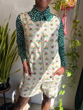 70s Mod Floral Romper