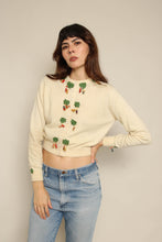 1950s Fruit Berries Knit Cardigan Sweater