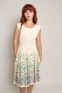 50s Butterfly Print Dress