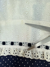 70s Eyelet Lace Halter Dress