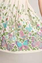 50s Butterfly Print Dress