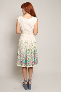 50s Butterfly Print Dress