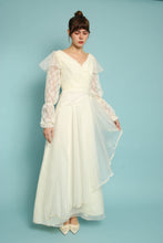 70s Asymmetric Chiffon Grecian Dress