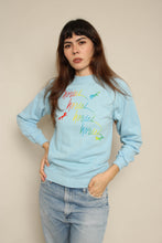 1980s Magical Rainbow Horse Print Sweatshirt
