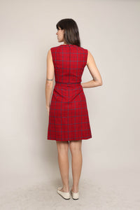 80s Pendleton Plaid Dress