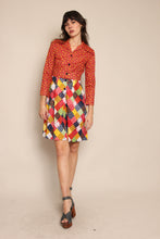 70s Mod Patchwork Dress