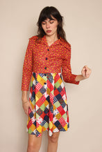 70s Mod Patchwork Dress
