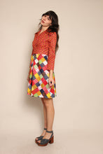 70s Mod Patchwork Dress