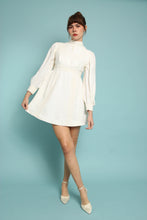 70s Babydoll Dress With Train