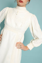 70s Babydoll Dress With Train
