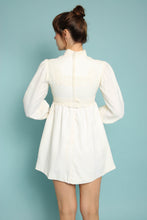 70s Babydoll Dress With Train