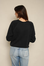 1980s Black Cat Print Cross Stitch Sweatshirt