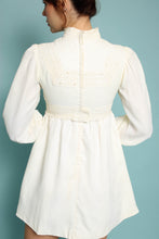 70s Babydoll Dress With Train