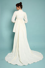 70s Babydoll Dress With Train