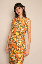 50s Autumn Floral Dress