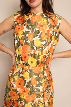 50s Autumn Floral Dress
