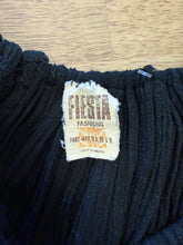 70s Black Gauze Cotton Tunic