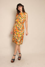 50s Autumn Floral Dress