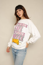 1980s Garfield Is There Life Before Coffee Sweatshirt