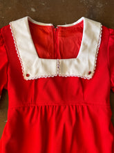 70s Red Mod Mini Dress - M