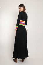 70s Rainbow Striped Dress