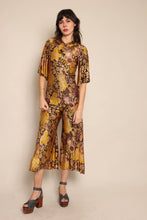 60s Slinky Floral Jumpsuit