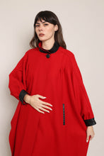 80s Red Batwing Coat