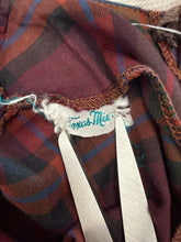 50s Plaid Dress With Collar