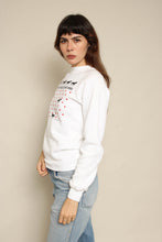 1980s Novelty Print Horses & Hearts Sweatshirt