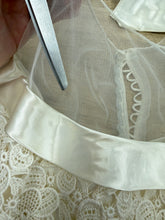 40s Satin Wedding Dress With Train