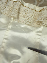 40s Satin Wedding Dress With Train