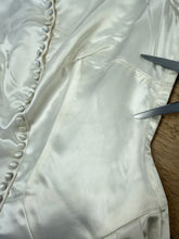 40s Satin Wedding Dress With Train