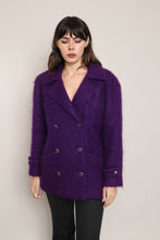 80s Purple Mohair Jacket