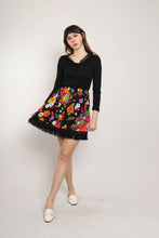 60s Floral Fringe Dress