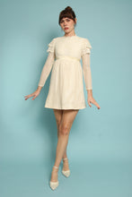 60s Emma Domb Lace Babydoll Mini Dress