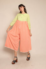 70s Gingham Wide Leg Jumpsuit