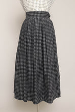 50s Contrast Grid Skirt Set