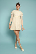 60s Emma Domb Lace Babydoll Mini Dress